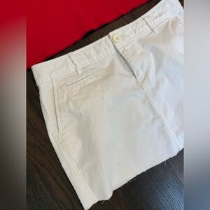 Vintage Y2K Mini Skirt Micro Size 6‎ White Cottage Coquette Euro Grunge Old Navy